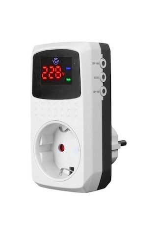 Vea Ve-22393 15a 3520w Tekli Dijital Göstergeli Akım Korumalı Priz 0