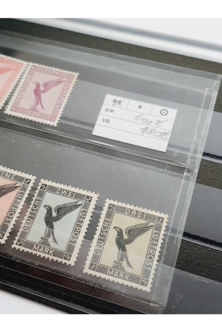 Deutsches Reich 1926 378/384 Kartal Temalı Pul Lotu