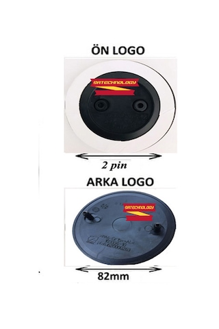 Bmw F10 Kasa Ön Kaput-bagaj Logo Takım 50yıl Siyah 2pin-82mm
