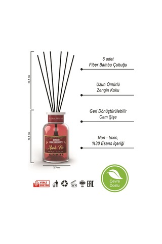 Apple Pie Bambu Cubuklu Oda Kokusu 150 Ml Elmalı Turta