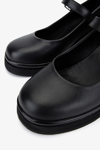 Valmenti Kadın Hakiki Deri Siyah Topuklu Ayakkabı 1120 840 Bn Ayk Sk25-26 Sıyah Derı Siyah