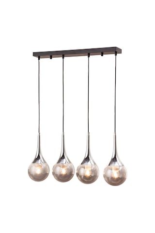 Mudo Home Sophıe 4lü Füme Sıralı Sarkıt Gri