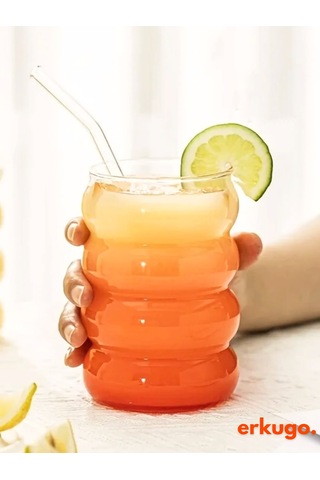 Borosilikat Sunum Bardağı, Kahve Bardağı, Meşrubat Bardağı, Isı Dayanıklı Bardak 350 Ml Bubblecup