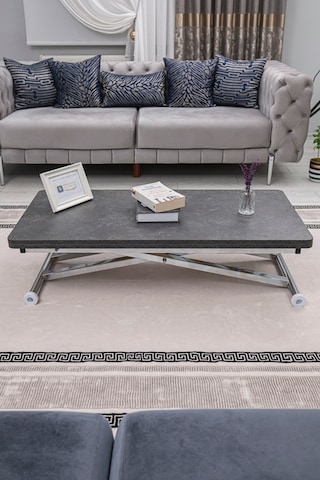 Home Üst Tabla Mdf Kartal Oval Köşe Alt Krom
