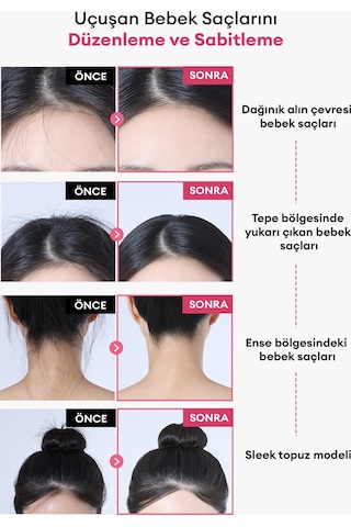 Elektriklenen İnce Teller İçin Sabitleyici Saç Maskarası Mılk Baobab Flyaway Hair Fixer Mascara
