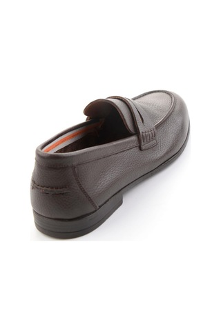 Kahve Hakiki Deri Erkek Loafer Ayakkabı E01730351040