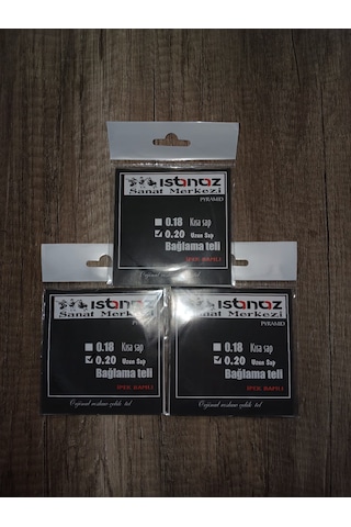 Istanaz 0.20 Uzun Sap Bağlama Teli 3'lü Set Istanaz 0.20 Uzun Sap Bağlama Teli 3'lü Set