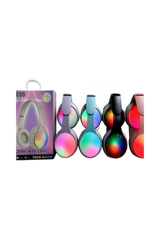 Platoon Pl-2655 Rgb Işıklı Bluetooth Kablosuz Kulaklık