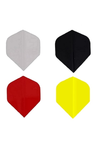 4 Set 12 Adet 4 Renk Dart Flight-flayt-kanat. 100 Mc