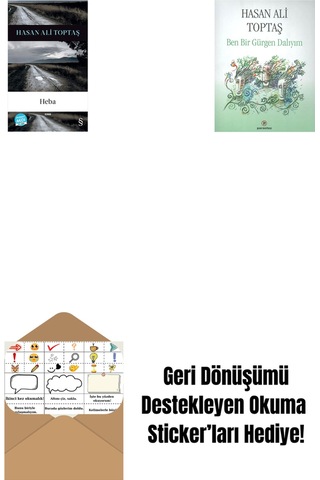Heba Midi Boy + Ben Bir Gürgen Dalıyım + Okuma Sticker'ları