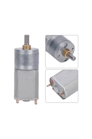 Aubyhe 12v Dc Metal Dişli Motor - 20mm Çaplı, 300rpm Hızlı, Yüksek Tork, Uzun Ömürlü Ve Sesiz Performans
