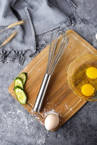 Paslanmaz Çelik Yumurtalık Sos Krema Çırpıcı Sos Karıştırıcı 40 Cm Çelik