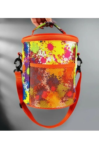 Scandi Dom Projeden Yapılan Çorba Topu Şeklindeki Örgü Ve El İşleri Çantası 158326721