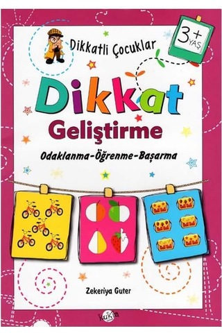 +3 Yaş Dikkatli Çocuklar Dikkat Geliştirme Kukla Yayınları