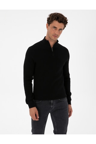 Pierre Cardin Erkek Siyah Kazak /triko 50315732-vr046 Siyah