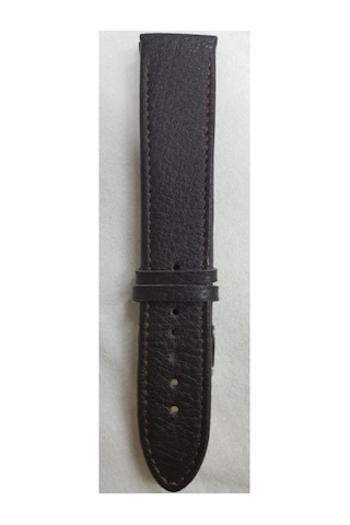 Kahve Floter Deri Saat Kordonu Kayışı 22 Mm