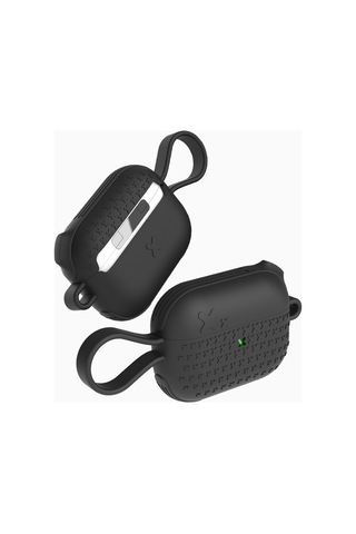 Honmex Airpods Uyumlu Pro İçin Silikon Korumalı Depolama Kutusu - Su Geçirmez, Darbeye Dayanıklı, Şarj Portu Erişimi Kolay - Siyah Airpods Uyumlu Dahil Değil Diğer