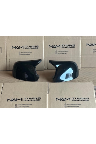 Transporter T6-t7 Yarasa Batman Ayna Kapağı Plastik Parlak Siyah