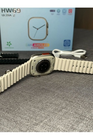 Wearfitpro Watch 9 Hw69 Ultra 2 Amoled Ekran Tüm Model Telefonlara Uyumlu 2.05 Hd Ekran