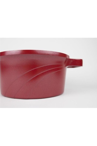 Primanova Bordaın Alüminyum Sığ Tencere 24cm Kırmızı