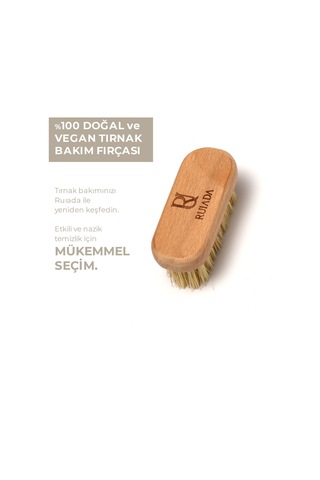 Doğal & Vegan Tırnak Bakım Fırçası
