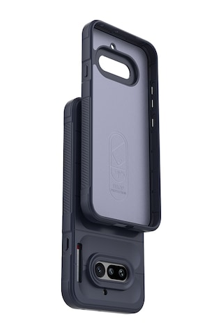 Maks Technology Nothing Phone 4a Kılıf Esnek Tpu Oyuklu Arka Yüzey Tasarımlı Mkst Etnik Silikon Kapak - Lacivert
