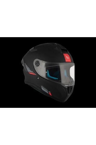 Mt Helmets Targo S Solid Kapalı Kask Mat Siyah L-