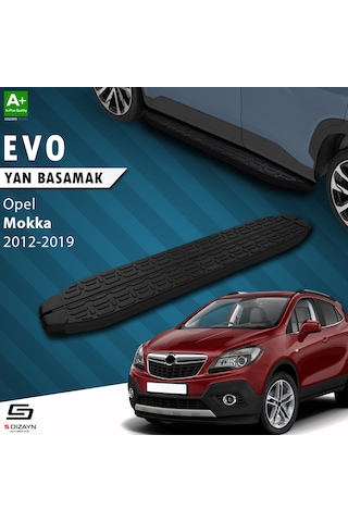 S-dizayn Opel Mokka Evo Siyah Yan Basamak 163 Cm 2012-2019