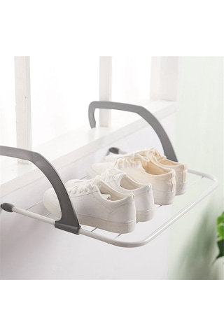 Xiaaokeji Radyatör Üstü Askısı Radyatör Havlu Askısı İç Mekan Raf Askısı Kurutma Makinesi Beyaz