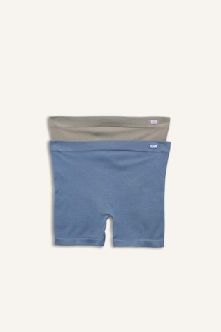 Defacto Dikişsiz Seamless 2li Boxer Kız Çocuk H1072a826spbe746 Mavi-be746
