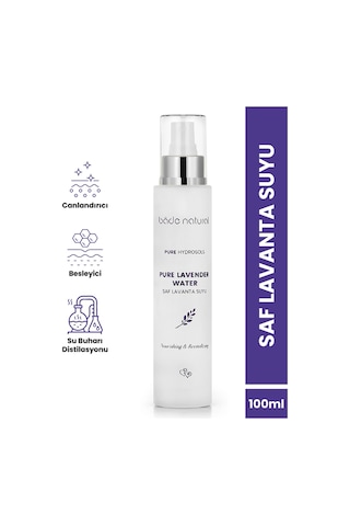 Bade Natural Saf Canlandırıcı ve Besleyici Etkili Doğal Lavanta Suyu Tonik 100 ML