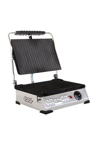 8 Dilim Elektrikli Saf Döküm Tost Makinesi Döküm 30x23 - İnoks