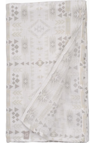 Pamuk Müslin Örtü Battaniye 120X120 Cm Apawi Gri - Gri