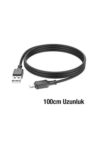 Coofbe Hc Seri 1mt 2.4a Usb To Lightning Şarj Kablosu Veri Kablosu Hızlı Şarj Ve Data Kablosu Kopmaz