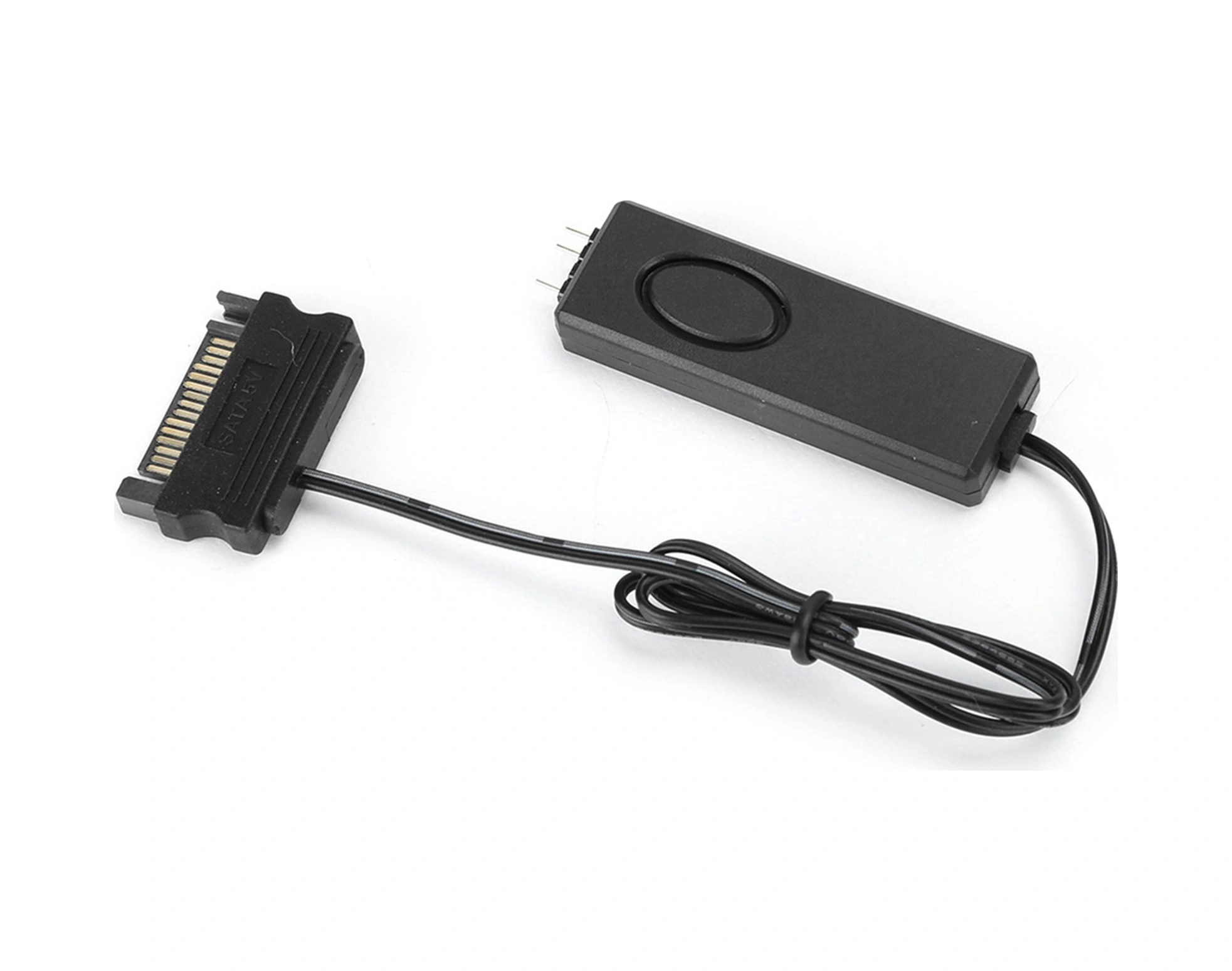 Xiyyadms Siyah Rf Kumanda 5v Argb Kontrolcü - 3pin Sata Beslemeli, Renkli Işık Efektleri, Kasa Fanları Ve Radyatörler İçin