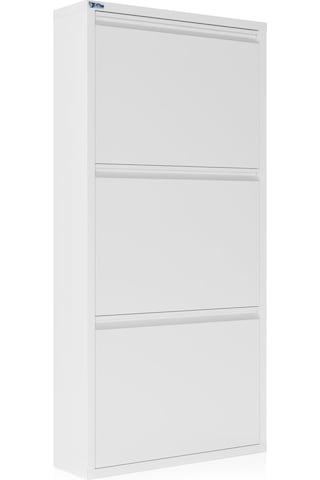 Ceha 3'lü Metal Ayakkabılık - Kar Beyaz K.AYK-3/AB9003 Beyaz