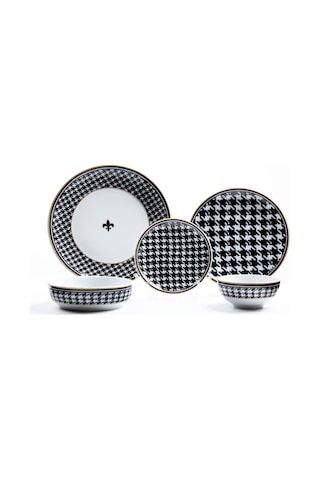 Zm Decor Siyah İnci Tabak 17 Cm