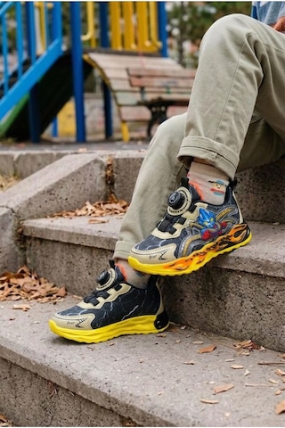 Vojo Kids Ortopedik Taban Kahraman Sneaker Spor Ayakkabı 267800001902 14 Bej