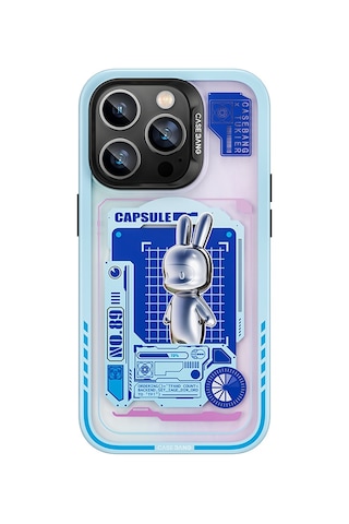 Benks Apple Uyumlu iPhone 14 Pro Max Kılıf Magsafe Şarj Özellikli Benks Casebang Rabbit Kapak BENKS-TA84192