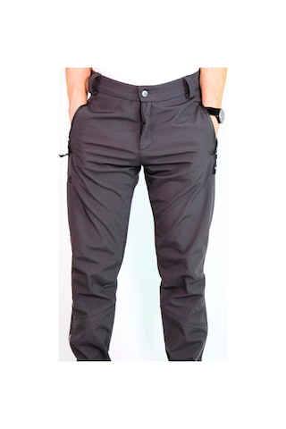 Outdo Kışlık İçi Polarlı İthal Softshell Rüzgar Geçirmez Su İticidir Erkek Pantolon Antrasit Gri Gri
