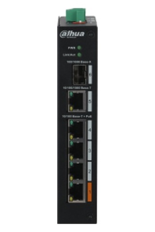 Dahua Pfs3106-4et-60 4 Port 4xfe-2xfe Yönetilemez Megabit 60w Poe Switch