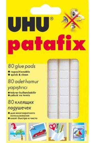 Uhu Patafix Hamur Tipi Yapıştırıcı Beyaz