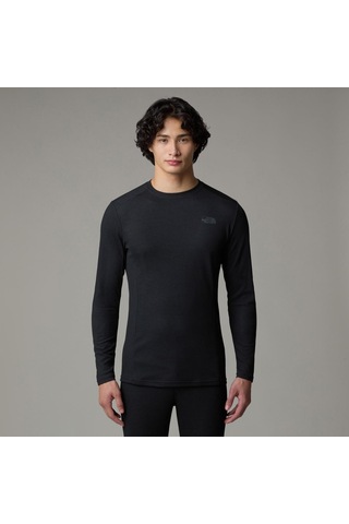 The North Face M Easy L/s Crew Neck Erkek Uzun Kollu Üst Nf0a8bzzjk31 Siyah