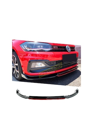 Volkswagen Polo Ön Tampon Altı Lip 4 Parça 2018 Sonrası