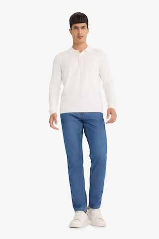 Defacto %100 Pamuk Tapered Fit Geniş Paça Jean Pantolon F8016ax25aunm34 Mavi