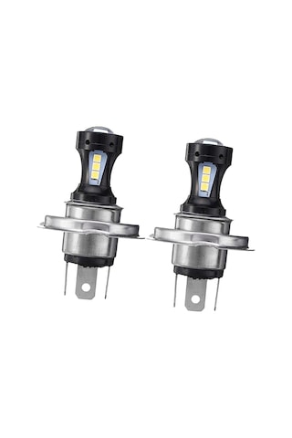 Suntek 2x H4 18W 6000K Yüksek Güçlü Led Projektör Sis Sürüş Ampulleri Far