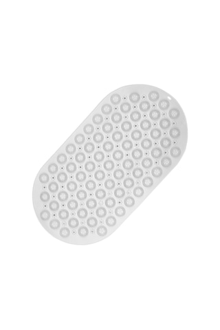 Dln Shop 2 Adet Kaydırmaz Duşakabin Banyo Ve Duş Paspası Masajlı Vantuzla 37 X 69 Cm V-142 Beyaz