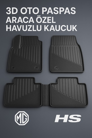 Mg Hs Uyumlu 3d Oto Paspas Havuzlu - Mg Hs Benzinli 2018+