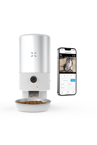 Xenon Smart Akıllı Otomatik Paslanmaz Çelik Hazneli Kedi Mama Kabı X8605