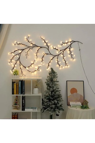 Xindoker Usb Led Dalış Aydınlatması 72 Led Işıklı Ip45 Duvar Dekorasyonu Oda Ambiyans Lambası 180cm Diğer